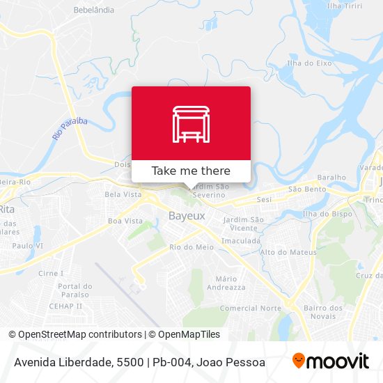 Avenida Liberdade, 5500 | Pb-004 map