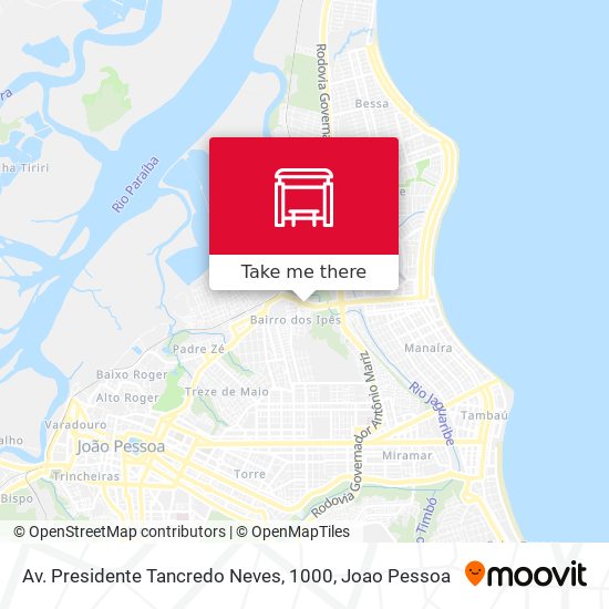 Mapa Av. Presidente Tancredo Neves, 1000