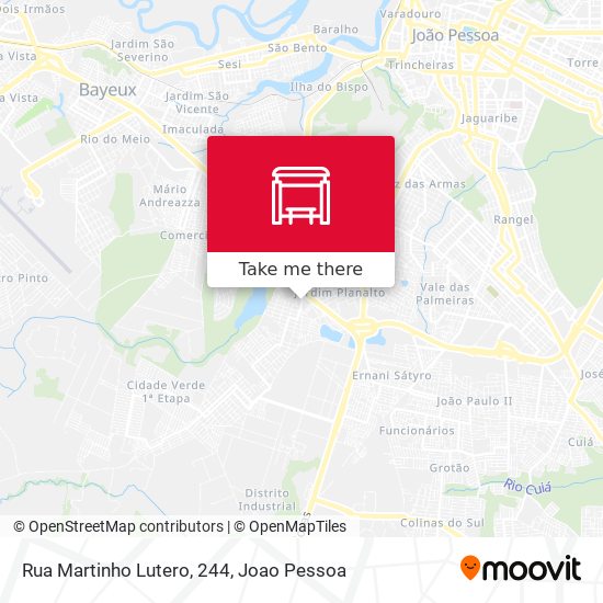 Rua Martinho Lutero, 244 map