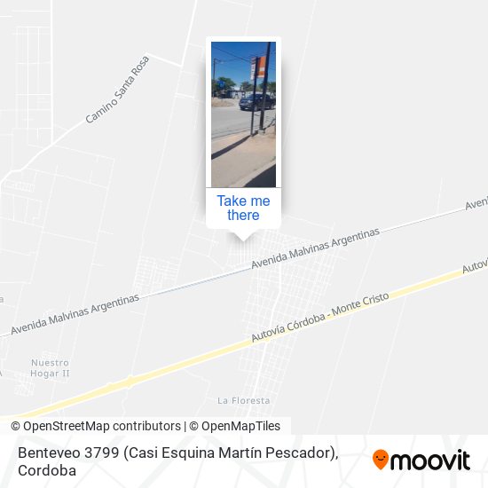 Benteveo 3799 (Casi Esquina Martín Pescador) map