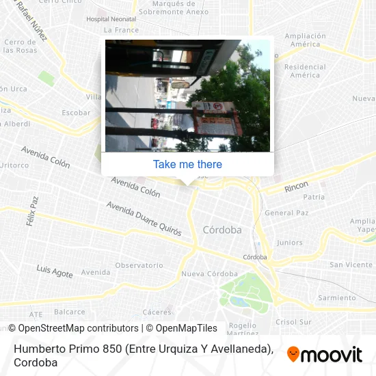 Humberto Primo 850 (Entre Urquiza Y Avellaneda) map