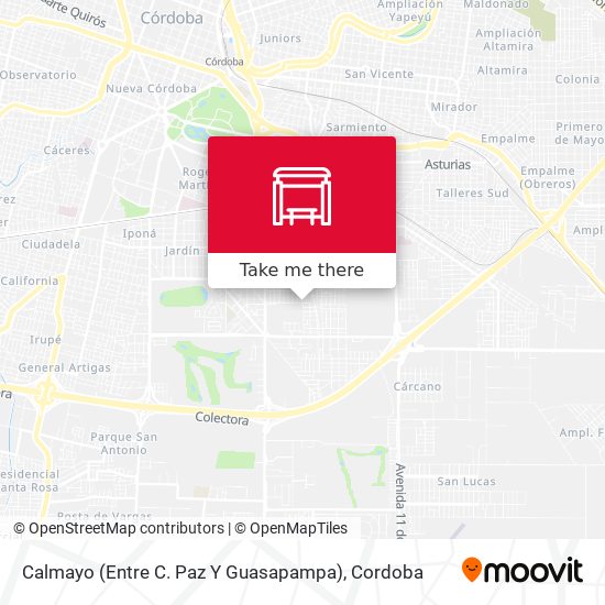 Calmayo (Entre C. Paz Y Guasapampa) map