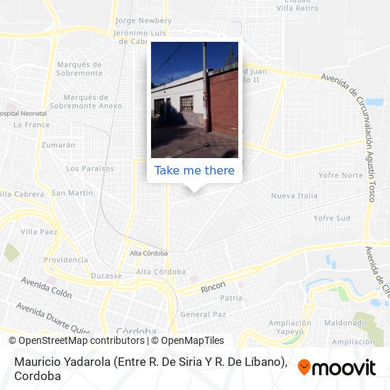 Mauricio Yadarola (Entre R. De Siria Y R. De Líbano) map