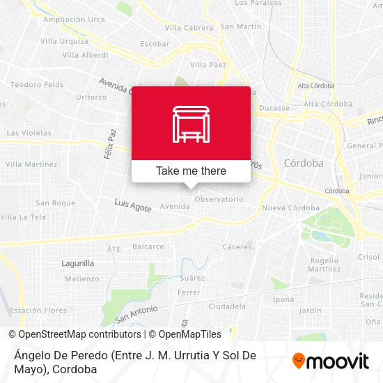 Ángelo De Peredo (Entre J. M. Urrutia Y Sol De Mayo) map