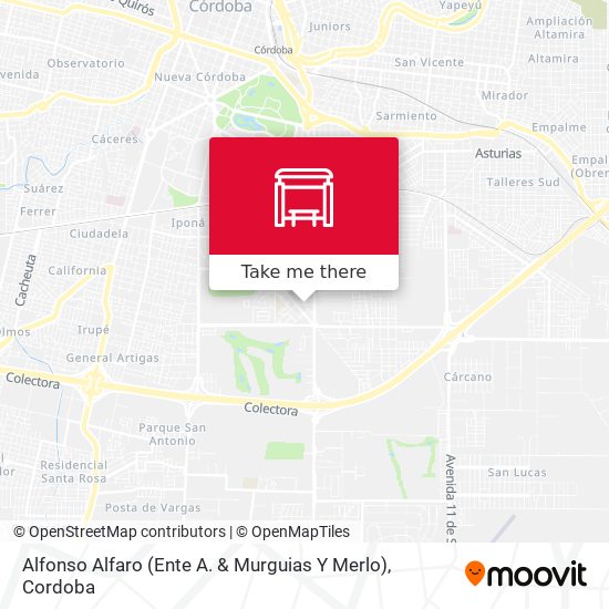 Alfonso Alfaro (Ente A. & Murguias Y Merlo) map