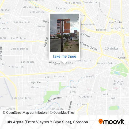 Luis Agote (Entre Vieytes Y Sipe Sipe) map