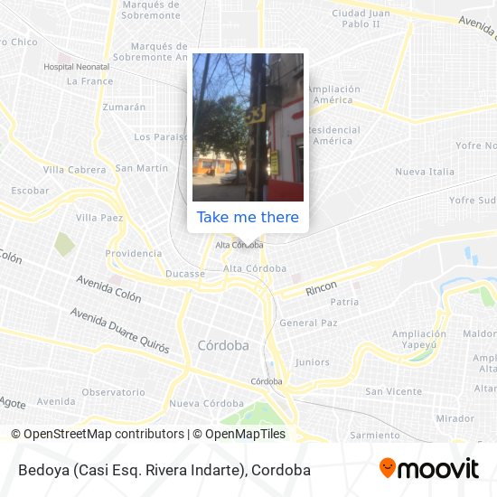 Bedoya (Casi Esq. Rivera Indarte) map