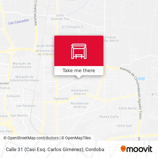 Mapa de Calle 31 (Casi Esq. Carlos Giménez)