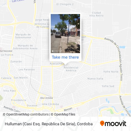 Hulluman (Casi Esq. República De Siria) map