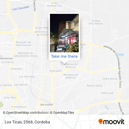 Los Ticas, 2568 map