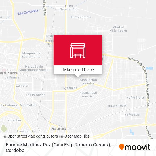 Enrique Martínez Paz (Casi Esq. Roberto Casaux) map