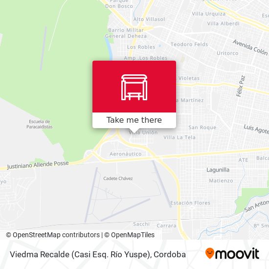 Viedma Recalde (Casi Esq. Río Yuspe) map