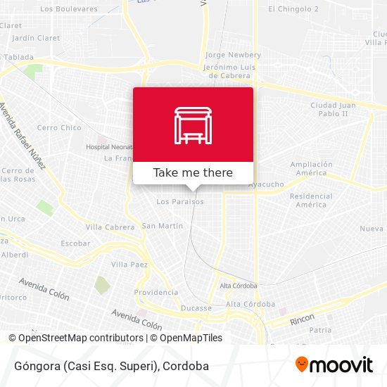 Góngora (Casi Esq. Superi) map