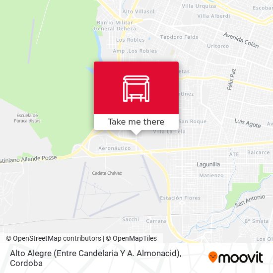 Alto Alegre (Entre Candelaria Y A. Almonacid) map