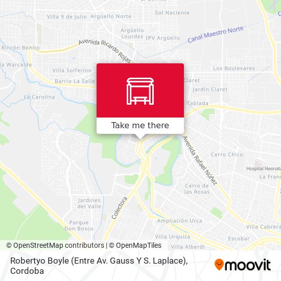 Mapa de Robertyo Boyle (Entre Av. Gauss Y S. Laplace)