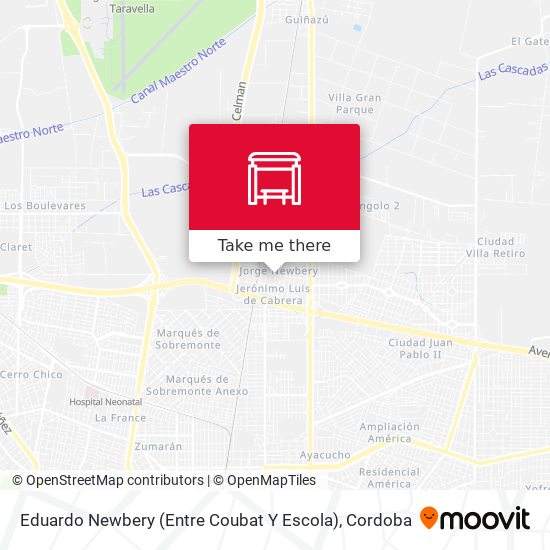 Mapa de Eduardo Newbery (Entre Coubat Y Escola)