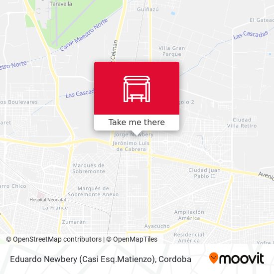 Mapa de Eduardo Newbery (Casi Esq.Matienzo)