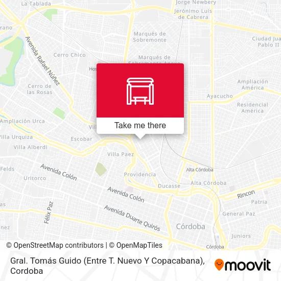Gral. Tomás Guido (Entre T. Nuevo Y Copacabana) map