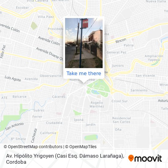 Av. Hipólito Yrigoyen (Casi Esq. Dámaso Larañaga) map