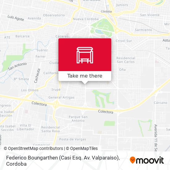 Mapa de Federico Boungarthen (Casi Esq. Av. Valparaíso)