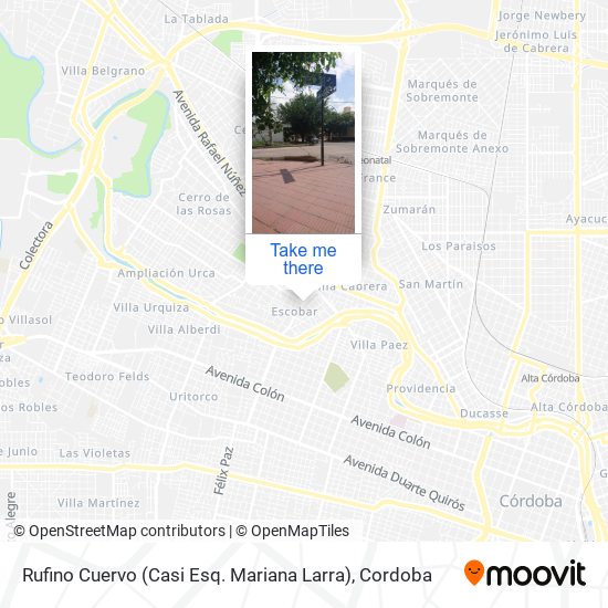 Mapa de Rufino Cuervo (Casi Esq. Mariana Larra)