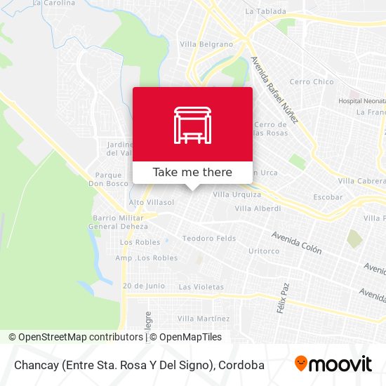 Chancay (Entre Sta. Rosa Y Del Signo) map