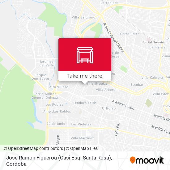 José Ramón Figueroa (Casi Esq. Santa Rosa) map