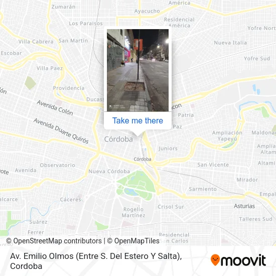 Av. Emilio Olmos (Entre S. Del Estero Y Salta) map