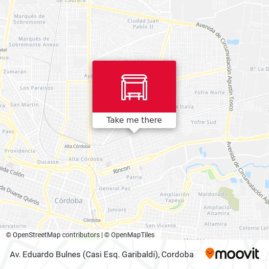 Av. Eduardo Bulnes (Casi Esq. Garibaldi) map