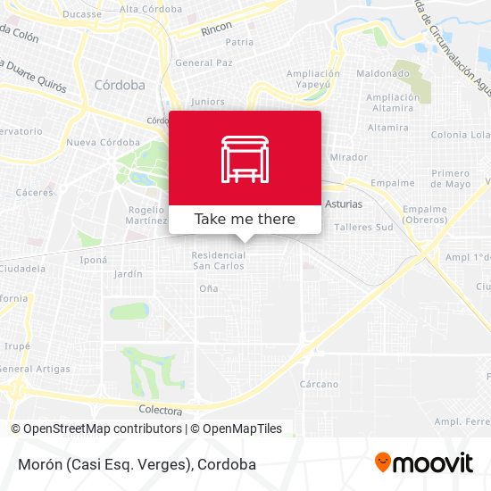 Morón (Casi Esq. Verges) map