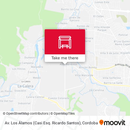 Av. Los Álamos (Casi Esq. Ricardo Santos) map