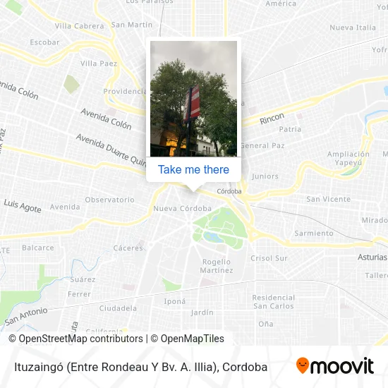 Ituzaingó (Entre Rondeau Y Bv. A. Illia) map