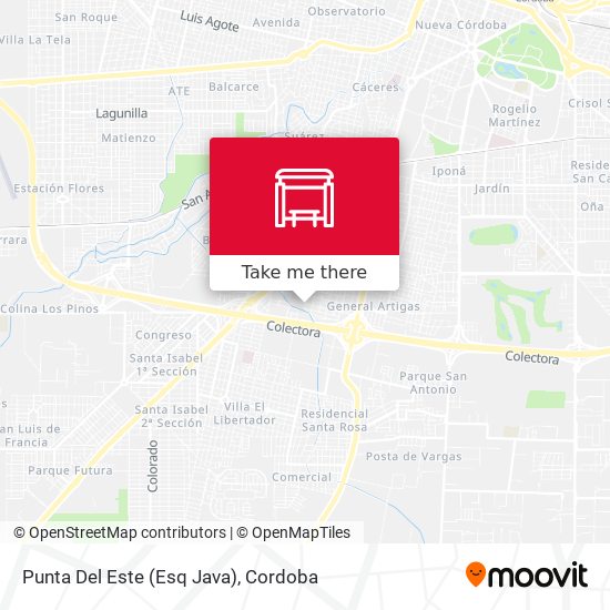 Punta Del Este (Esq Java) map