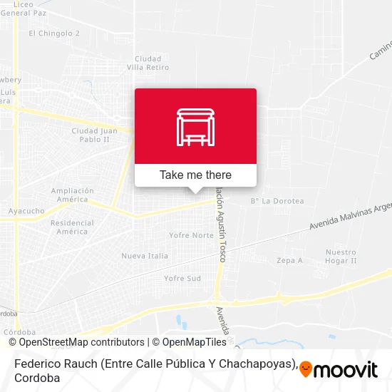 Federico Rauch (Entre Calle Pública Y Chachapoyas) map