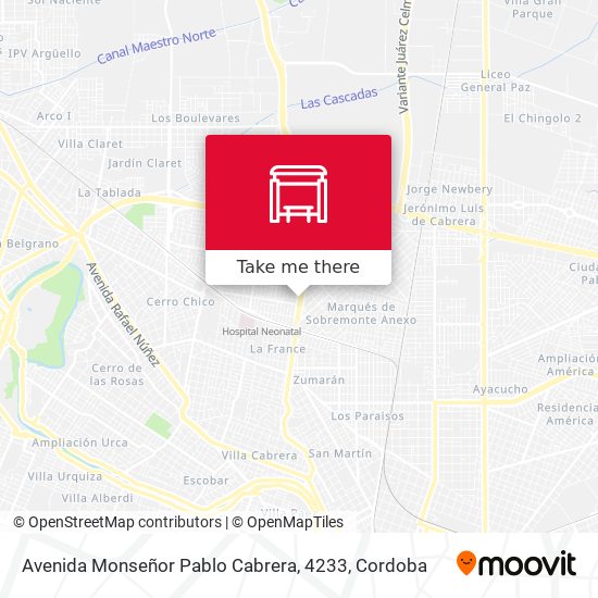 Avenida Monseñor Pablo Cabrera, 4233 map