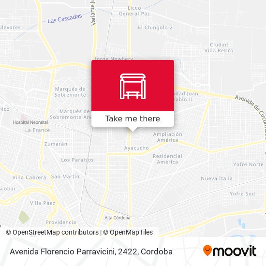 Avenida Florencio Parravicini, 2422 map