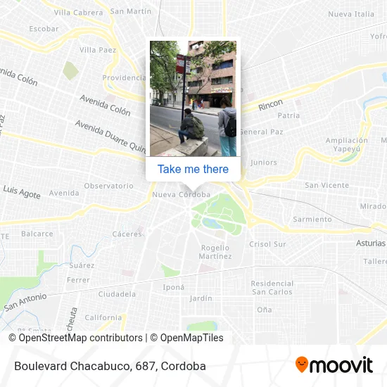 Boulevard Chacabuco, 687 map