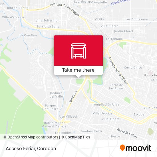 Mapa de Acceso Feriar