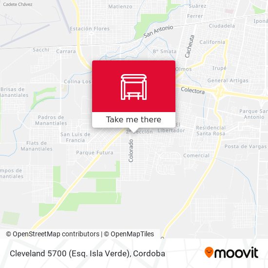 Mapa de Cleveland 5700 (Esq. Isla Verde)