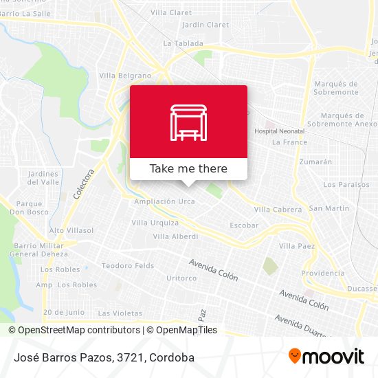 José Barros Pazos, 3721 map