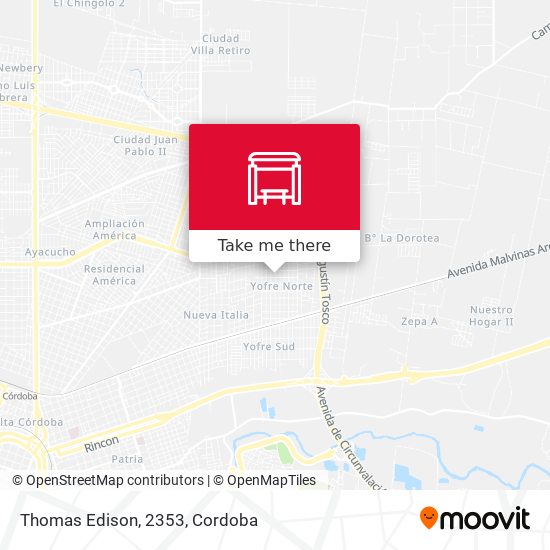Mapa de Thomas Edison, 2353