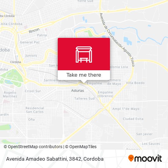 Avenida Amadeo Sabattini, 3842 map