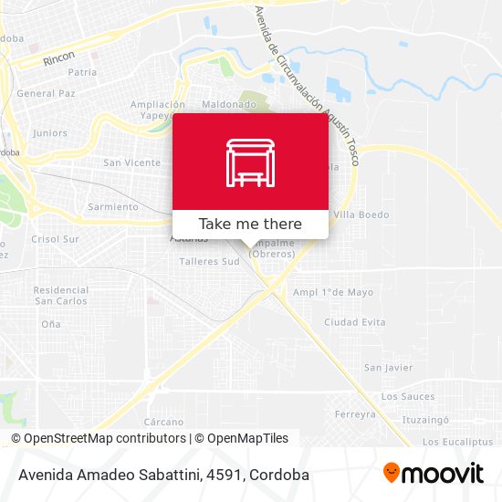 Avenida Amadeo Sabattini, 4591 map