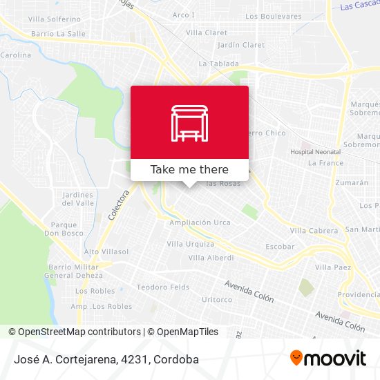 José A. Cortejarena, 4231 map