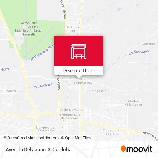 Avenida Del Japón, 3 map
