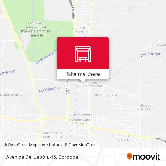 Avenida Del Japón, 45 map