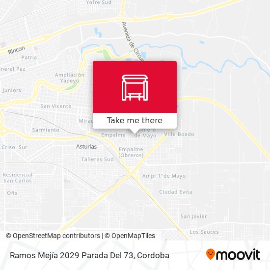 Mapa de Ramos Mejía 2029 Parada Del 73