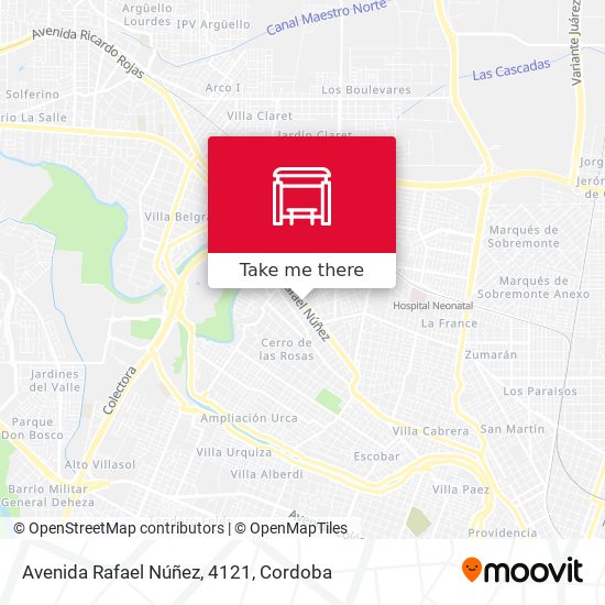 Mapa de Avenida Rafael Núñez, 4121