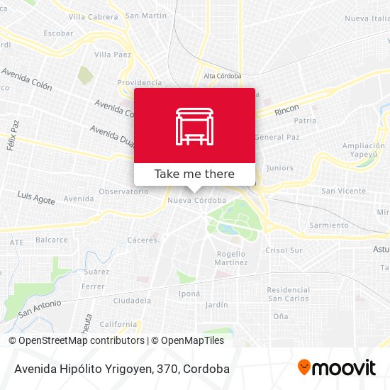 Mapa de Avenida Hipólito Yrigoyen, 370