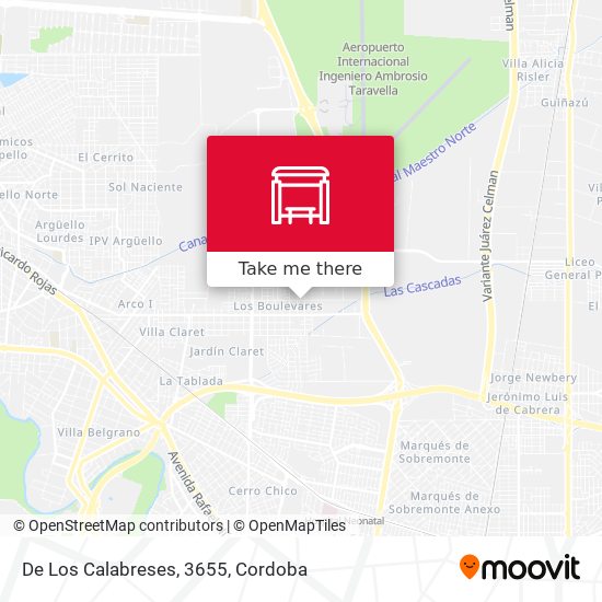 Mapa de De Los Calabreses, 3655